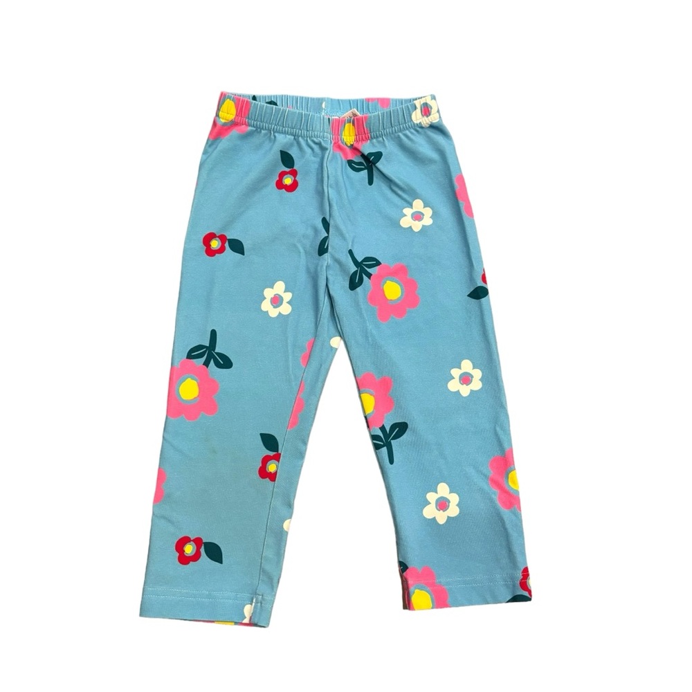 Hanna Andersson Flower Print Capri Leggings
